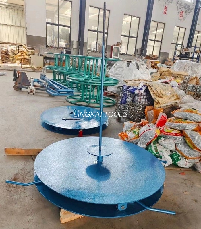 Dispositivo per giradischi Staffa di posa Supporto per bobina di filo di tipo verticale Strumenti di costruzione per tesatura