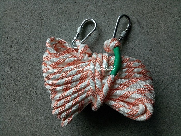 Corda di nylon intrecciata doppia ad alta resistenza nella tesatura del conduttore della linea di trasmissione di energia