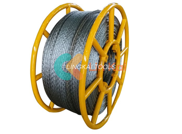 Cavo metallico d'acciaio di torsione galvanizzato forza di 12 fili anti torsione 20mm per tirare quattro conduttori impacchettati sulla linea di trasmissione