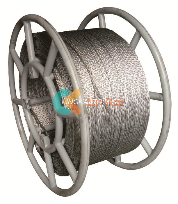Cavo metallico d'acciaio di torsione del filo 11MM del peso leggero 8/12 di anti per il singolo conduttore o la messa in comune di OPGW