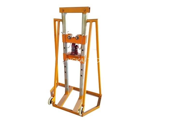 Jack per tamburo per cavi regolabile per strumenti per cavi sotterranei per carichi pesanti da 5 T