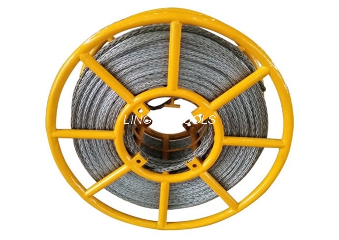 Fune metallica intrecciata galvanizzata antitorsione a 12 fili. Fune aerea intrecciata galvanizzata