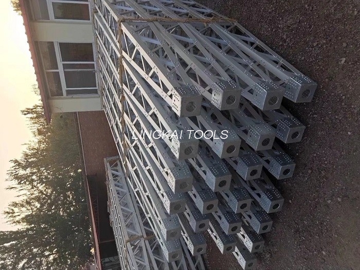 Piattaforma di lavoro di stile della struttura della lega di alluminio degli strumenti di costruzione della torre dei cavi aerei del CE di iso