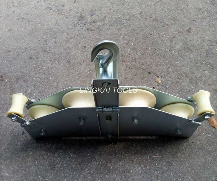 Strumenti e attrezzature in fibra ottica 20KN Blocco per tesatura cavi OPGW anti-torsione
