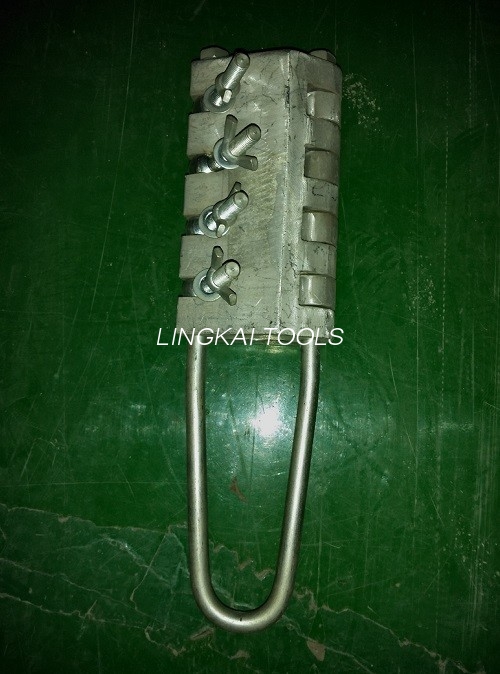 Pinza di bloccaggio radiale degli strumenti del cavo in fibra ottica della lega di alluminio per il cavo radiale di OPGW