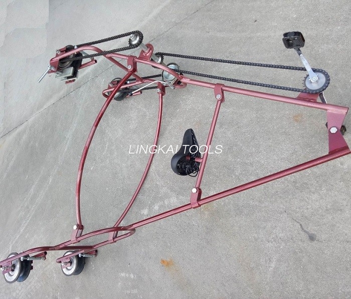 Strumenti per incordatura della linea di trasmissione modello SFS Biciclette con linea aerea di tipo verticale