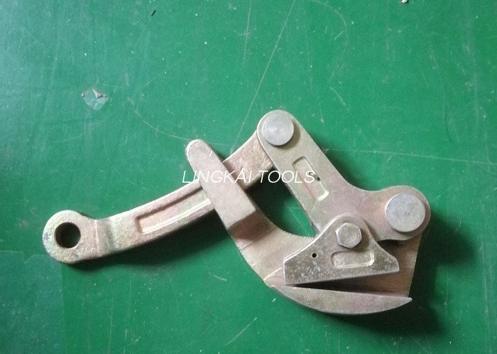 Pinza per cavo a camma singola da 10 KN/strumento per pinza per cavo di terra per filo di acciaio