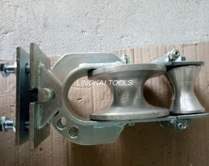 Puleggia tiracavi in ​​alluminio SHCS-2 20KN Blocco per tesatura a tre usi