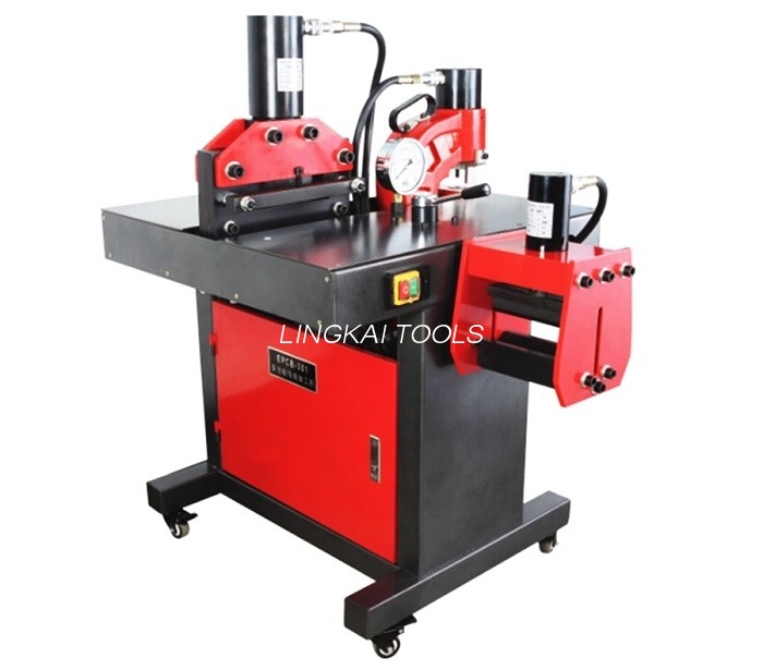 Tagliatrice piegatubi idraulica per sbarre collettrici 220V 50HZ per piastra Al/Cu 150X10mm