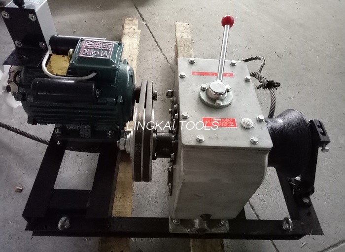 220v 380v Estrattore di cavo elettrico da 3 tonnellate/strumenti posacavi per la costruzione di energia