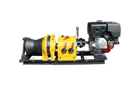 Estrattore per verricello con cavo di trasmissione ad albero veloce con motore a benzina Honda GX390 13HP