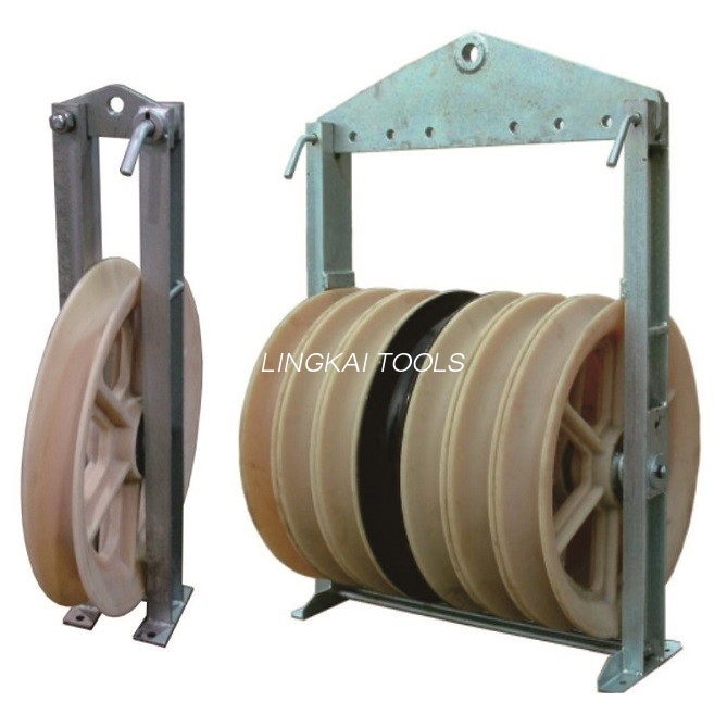 Blocchi conduttori in bundle Blocchi per tesatura di pulegge in nylon Blocchi per tesatura di elicotteri