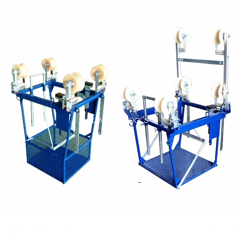 Carrelli per conduttori a quattro fasci Carrelli per ispezione linea di trasmissione conduttori Carrello di linea