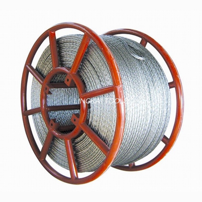 Cavo metallico d'acciaio intrecciato anti torsione di 26mm per la tesatura della linea di trasmissione da 800 Kv