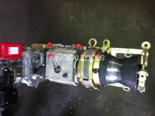 Piccolo argano tendifilo azionato da un albero da 3 tonnellate con motore diesel 5HP