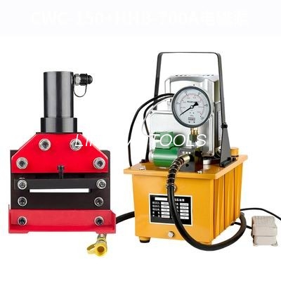 Strumenti per cavi sotterranei con taglierina per sbarre collettrici 30T per piastra in rame/alluminio da 12 mm 200 mm
